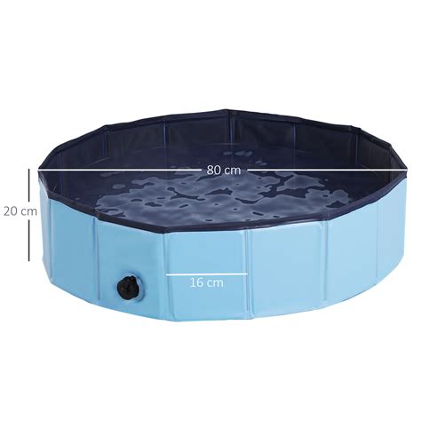 Portable Pet Pool Swimming Bath Cat Dog Indoor Outdoor Foldable Puppy