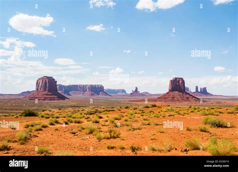 Artist Point Monument Valley Scenic Panorama Arizona Az Usa Stock