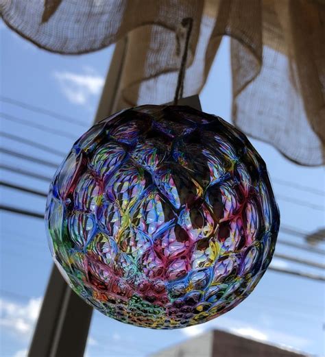 Hand Blown Glass Globe Made By Nc Artist North Carolina Artists Hand