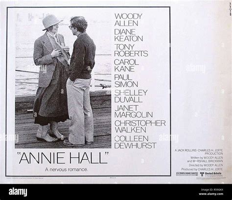 Annie Hall Original Movie Poster Stock Photo Alamy