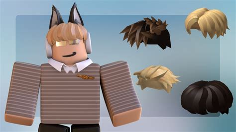 Cute Roblox Hair Combos The Hair Does Not Move Its Like I Move The