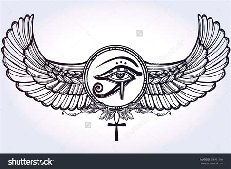 Egyptian Tattoo Wings