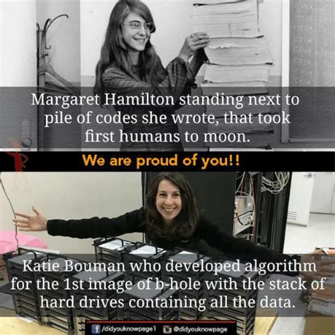 Margaret Hamilton Standing Next To Pile Of Codes She Wrote That Took