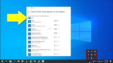 How To Show All System Tray Icons On Windows 10 Taskbar Youtube
