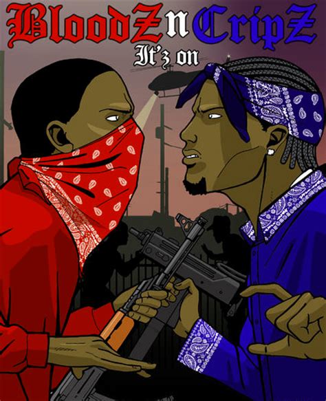 Black gang members are individualistic in their dress. Blue bandana, red bandana.. - I'm Da Main (Remix) (feat ...