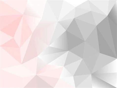 Pink And Grey Geometric Low Poly Background Canvas Print