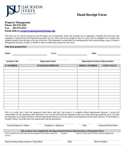 Free 38 Sample Receipt Forms In Pdf