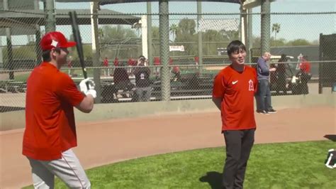 Shohei Ohtani And Angels Hold 1st Spring Training Workout Mlb