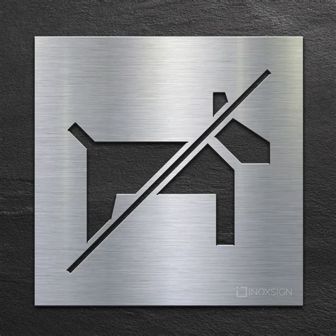 Weitere ideen zu schilder, hunde, aufkleber. Hinweisschild "Keine Hunde" - INOXSIGN H09 ...