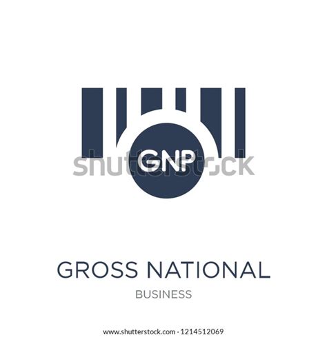 Gross National Product Gnp Icon Trendy Stock Vector Royalty Free