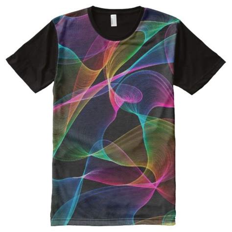 Abstract Colorful Art Print All Over Print T Shirt Zazzle