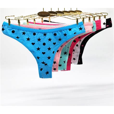 Hot Sexy Girls Thongs G String Womens Dot Print Cotton Panties Buy Girls Thongswomens Panties