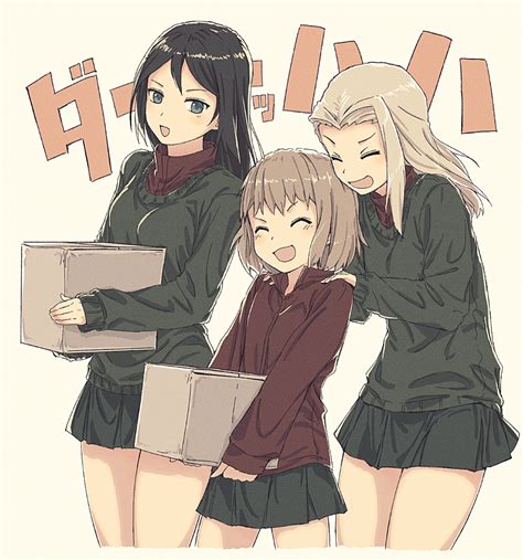 Katyusha Nonna And Clara Girls Und Panzer Drawn By Furukawa Wanosuke Danbooru