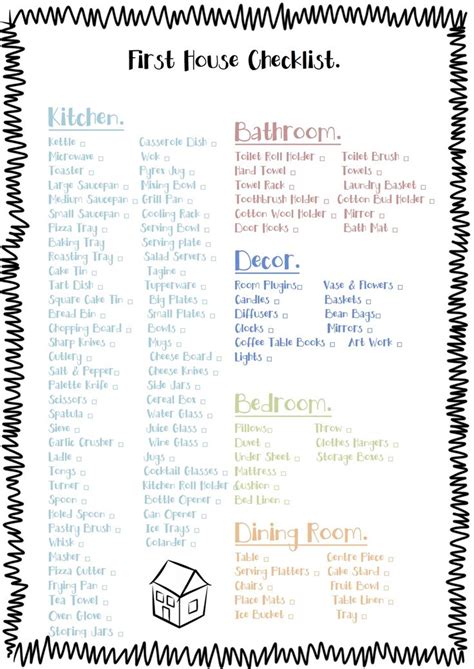 Check spelling or type a new query. Free Printable Check List for the essentials to buy for a ...