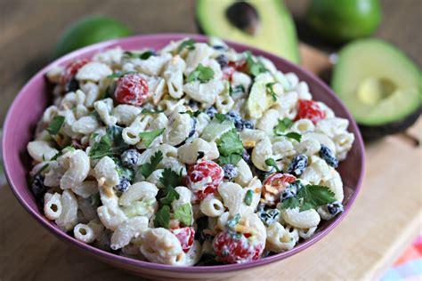 Healthy Creamy Avocado Lime Pasta Salad Chocolate Slopes