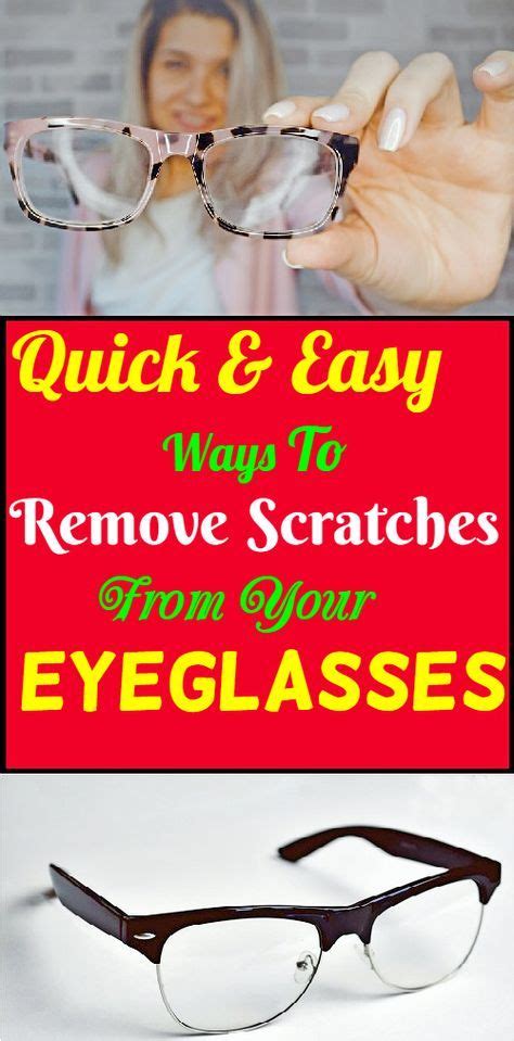 How To Remove Scratches From Eyeglasses How To Remove Fix Scratched Glasses Eyeglasses