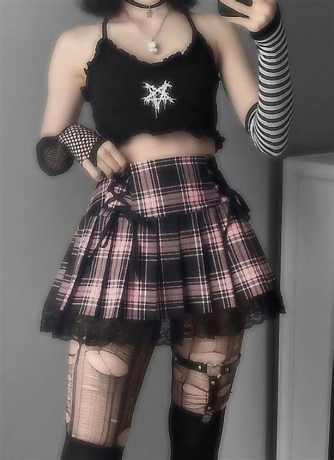 Alt Goth Alternative Outfits Roupas Emo Roupas Góticas Looks Casuais Femininos