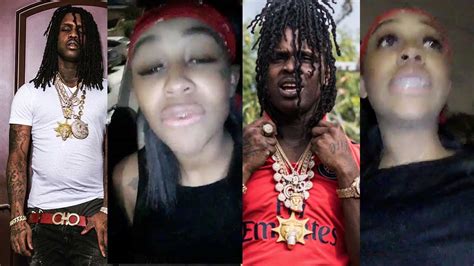 Chief Keef Baby Mama Calls Him A Broke A Ni And Chased Him With Her Car Youtube