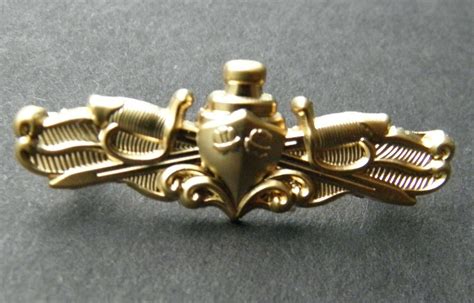Us Navy Officer Surface Warfare Hat Lapel Pin Badge 15 Inches Usn