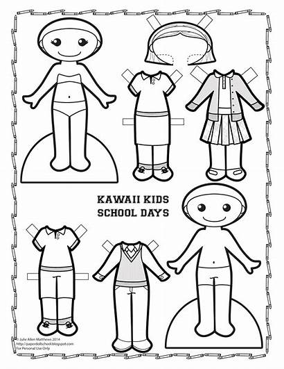 Kawaii Uniforms Dolls Doll Anime Paper Uniform