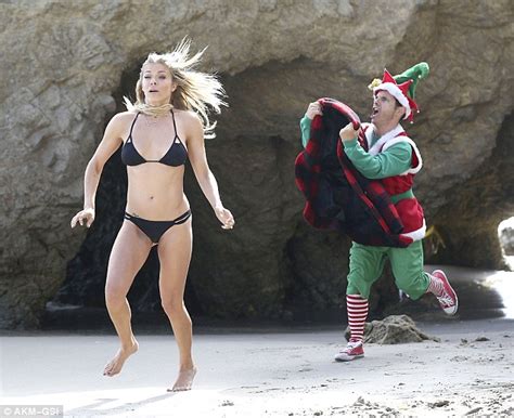 Leann Rimes Shows Off Bikini Body In Christmas Themed Photo Shoot