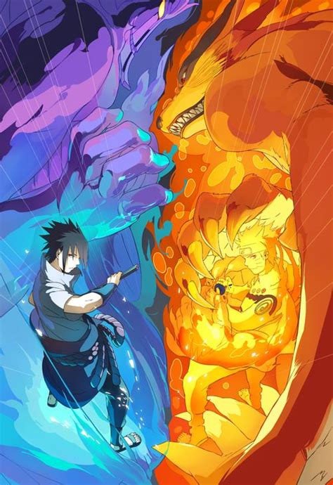 Sasuke Uchiha Vs Naruto Uzumaki Anime Naruto Naruto Shippuden Anime