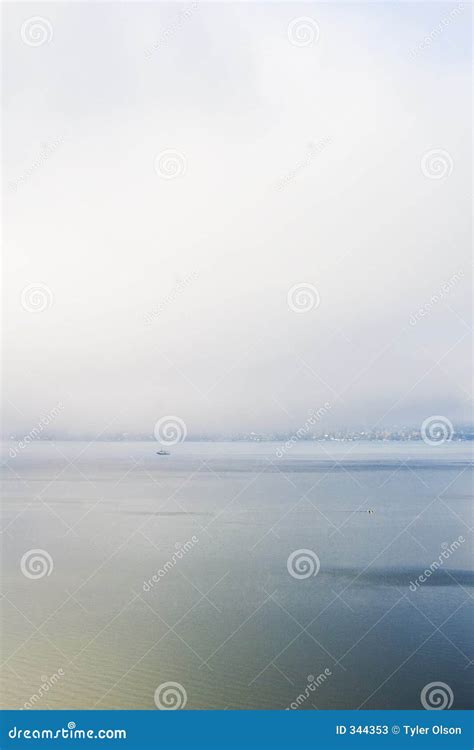 Fog And Ocean Stock Image Image Of Haze Tranquility Simple 344353