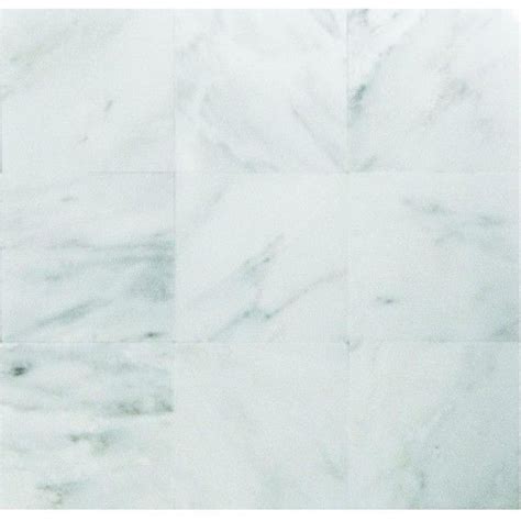 Ms International Greecian White 4 In X 4 In Tumbled Marble Floor And