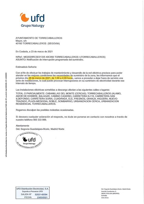 Corte En El Suministro De EnergÍa ElÉctrica El 29 De Marzo De 100 A 4