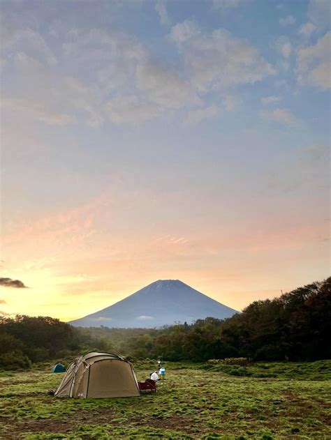 Star Meadows Camp Site Near Mount Fuji Japan Camping Hiking Outdoors