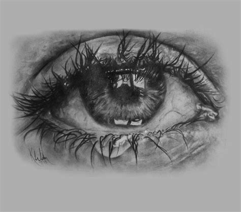 Pencil Drawings Heartbroken Cry Eye Draw 50 Amazing Pencil Drawings