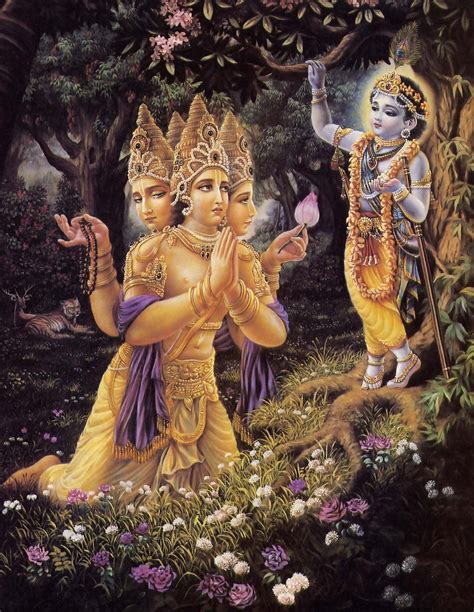 The Prayers Of Lord Brahma Back To Godhead