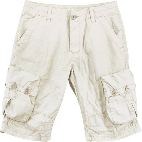 mens military style cargo shorts white 616s 36