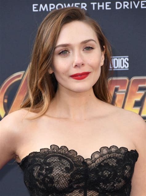 Elizabeth Olsen At Avengers Infinity War Premiere In Los Angeles 0423