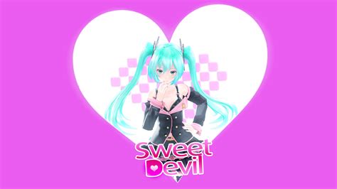 Art Mmd Sweet Devil Hatsune Miku By Vocaloidimai On Deviantart
