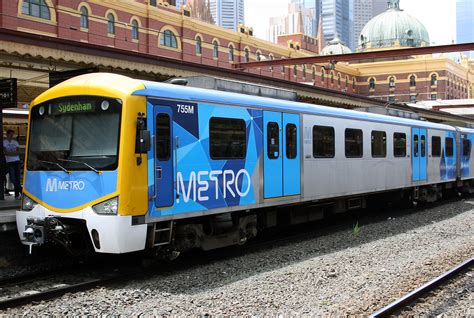 Filesiemens Train In Metro Trains Melbourne Livery