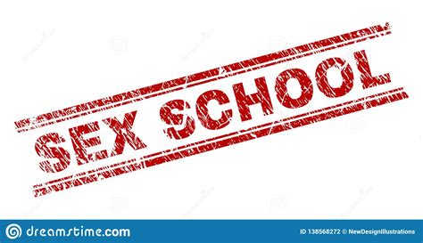 Scratched Textured Sex School Stamp Seal Stock Vector Illustration Of Imprint Print 138568272