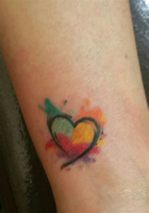 Watercolor Open Heart Tattoo Open Heart Tattoo Tattoos Heart Tattoo