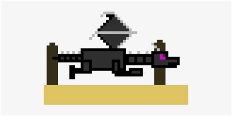 Ender Dragon Pixel Art Grid