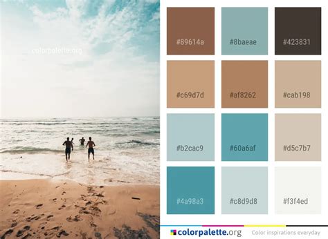 Beach Sea Sky Color Palette