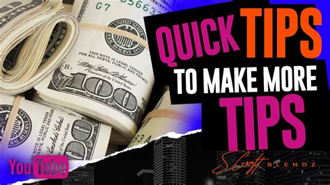 Quick Tips To Make Bigger Tips Youtube