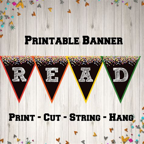 Reading Banners For Classroom Printable