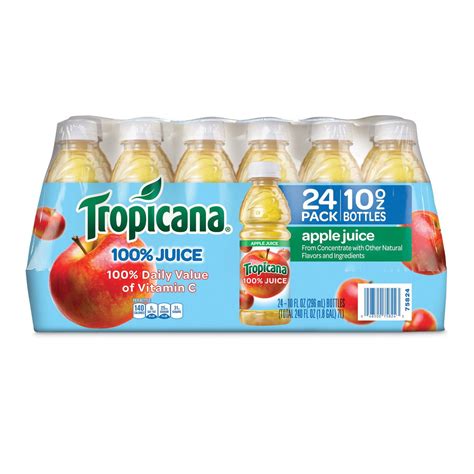 Tropicana 100 Apple Juice 2410 Ounce Bottles