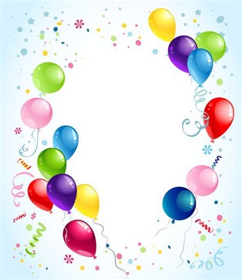 Fondo globos de cumpleaños Ilustración de stock Balloon background Birthday balloons Happy