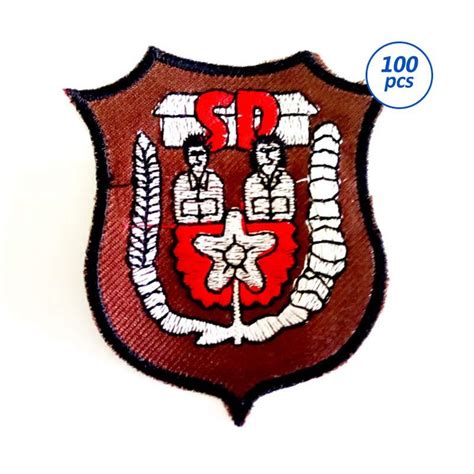 Jual Mulyocreative Emblem Badge Logo Sekolah Dasar Bordir Sekolah