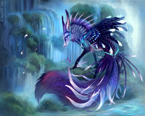 The Secret Refuge By Areot Mythical Creatures Art Mythical Creatures