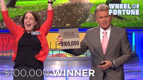 Wheel Of Fortune 100000 Winner Youtube