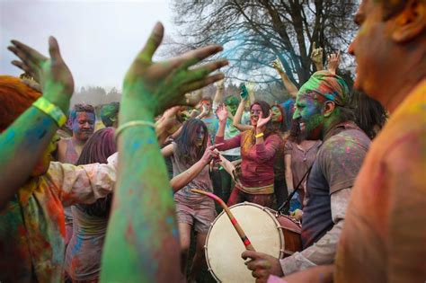 Holi, Indian festival of colors, celebrated in Bellevue