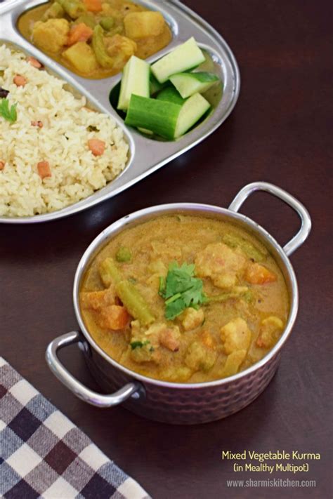 Mixed Vegetable Kurma Recipe in Mealthy Multipot