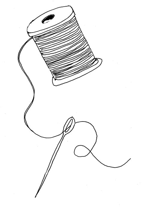 Sewing Notions Coloring Pages Coloring Pages